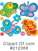 Butterfly Clipart #212368 by visekart