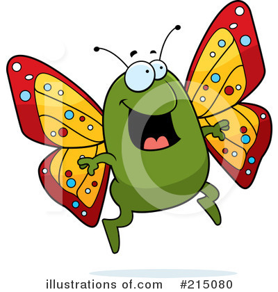 Royalty-Free (RF) Butterfly Clipart Illustration by Cory Thoman - Stock Sample #215080