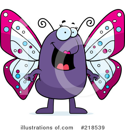 Royalty-Free (RF) Butterfly Clipart Illustration by Cory Thoman - Stock Sample #218539