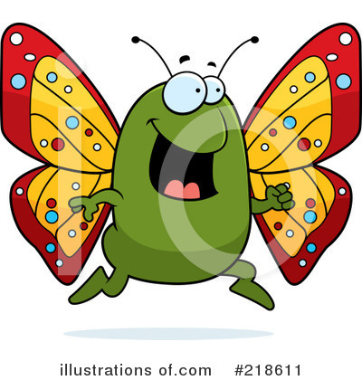 Royalty-Free (RF) Butterfly Clipart Illustration by Cory Thoman - Stock Sample #218611