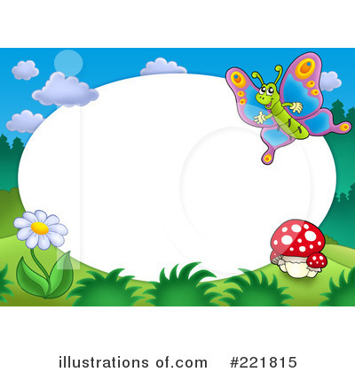 Butterfly Frame Clipart #221815 by visekart