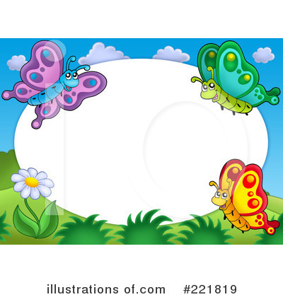 Butterfly Frame Clipart #221819 by visekart