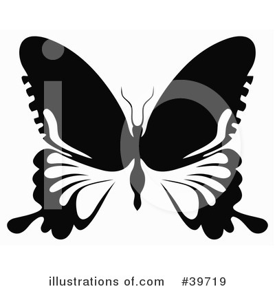 Royalty-Free (RF) Butterfly Clipart Illustration by dero - Stock Sample #39719
