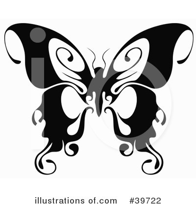 Royalty-Free (RF) Butterfly Clipart Illustration by dero - Stock Sample #39722