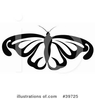 Royalty-Free (RF) Butterfly Clipart Illustration by dero - Stock Sample #39725