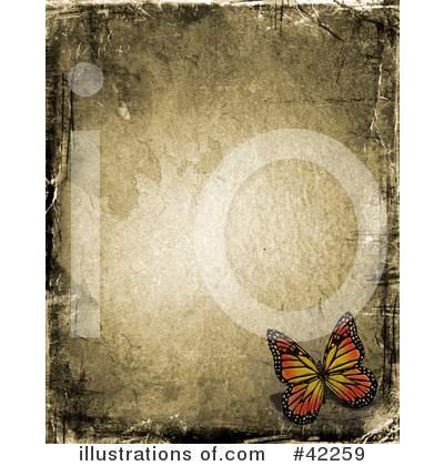 Royalty-Free (RF) Butterfly Clipart Illustration by KJ Pargeter - Stock Sample #42259