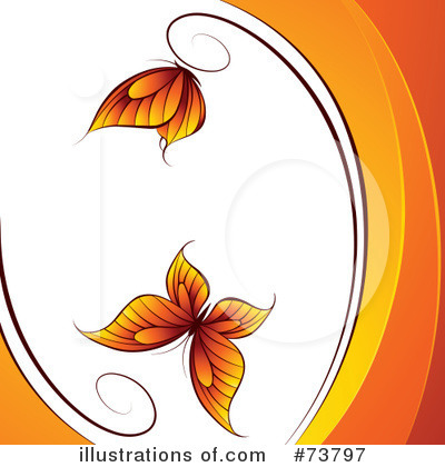 Royalty-Free (RF) Butterfly Clipart Illustration by elena - Stock Sample #73797