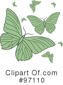 Butterfly Clipart #97110 by Pams Clipart