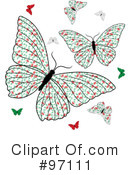 Butterfly Clipart #97111 by Pams Clipart