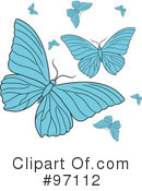 Butterfly Clipart #97112 by Pams Clipart