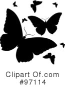 Butterfly Clipart #97114 by Pams Clipart