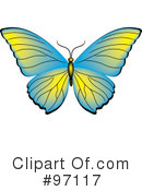 Butterfly Clipart #97117 by Pams Clipart