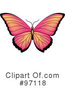Butterfly Clipart #97118 by Pams Clipart