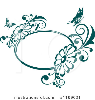 Royalty-Free (RF) Butterfly Frame Clipart Illustration by Vector Tradition SM - Stock Sample #1169621