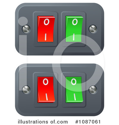 Royalty-Free (RF) Buttons Clipart Illustration by AtStockIllustration - Stock Sample #1087061