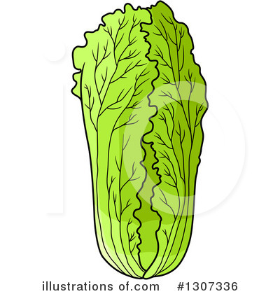Royalty-Free (RF) Cabbage Clipart Illustration by Vector Tradition SM - Stock Sample #1307336