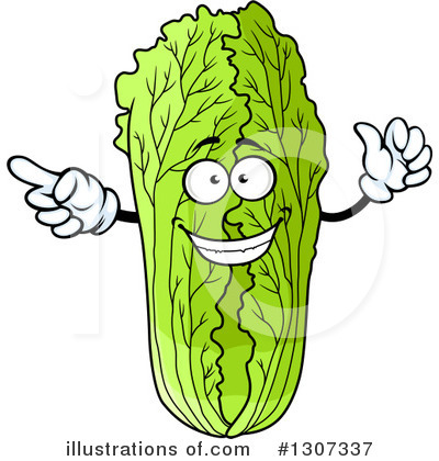 Royalty-Free (RF) Cabbage Clipart Illustration by Vector Tradition SM - Stock Sample #1307337