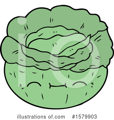Royalty-Free (RF) Cabbage Clipart Illustration by lineartestpilot - Stock Sample #1579903