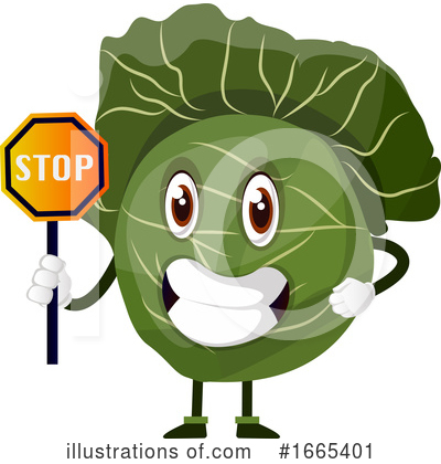 Royalty-Free (RF) Cabbage Clipart Illustration by Morphart Creations - Stock Sample #1665401