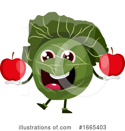 Royalty-Free (RF) Cabbage Clipart Illustration by Morphart Creations - Stock Sample #1665403
