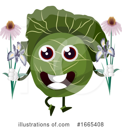 Royalty-Free (RF) Cabbage Clipart Illustration by Morphart Creations - Stock Sample #1665408