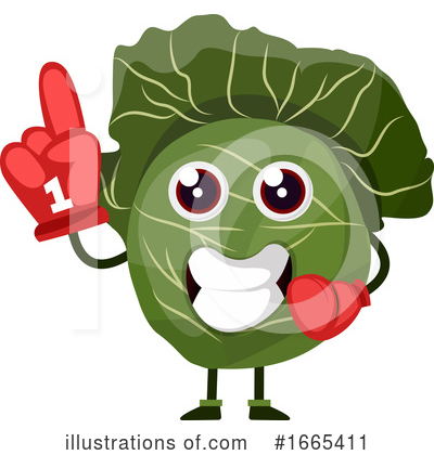 Royalty-Free (RF) Cabbage Clipart Illustration by Morphart Creations - Stock Sample #1665411