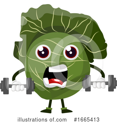 Royalty-Free (RF) Cabbage Clipart Illustration by Morphart Creations - Stock Sample #1665413