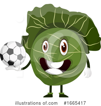 Royalty-Free (RF) Cabbage Clipart Illustration by Morphart Creations - Stock Sample #1665417