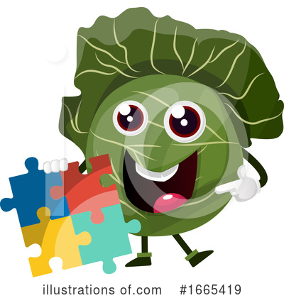 Royalty-Free (RF) Cabbage Clipart Illustration by Morphart Creations - Stock Sample #1665419
