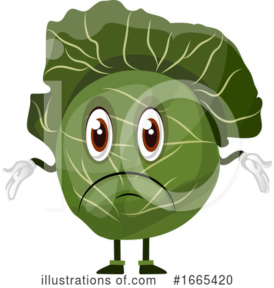 Cabbage Clipart #1665420 by Morphart Creations