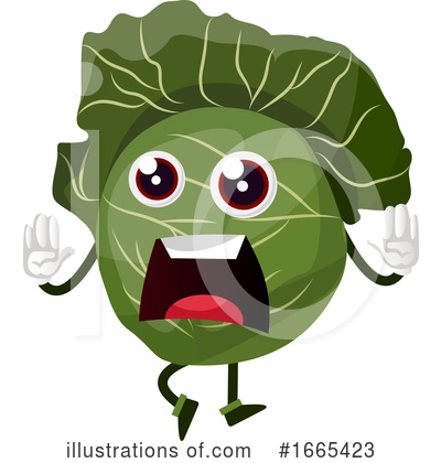 Royalty-Free (RF) Cabbage Clipart Illustration by Morphart Creations - Stock Sample #1665423