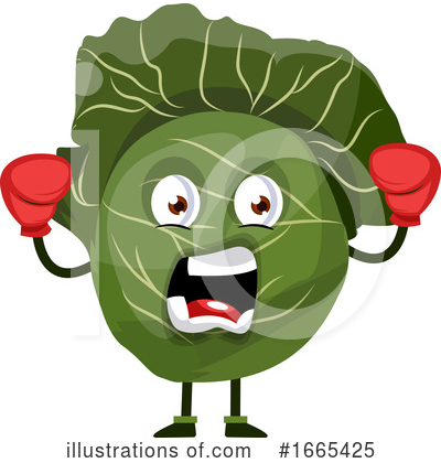 Royalty-Free (RF) Cabbage Clipart Illustration by Morphart Creations - Stock Sample #1665425
