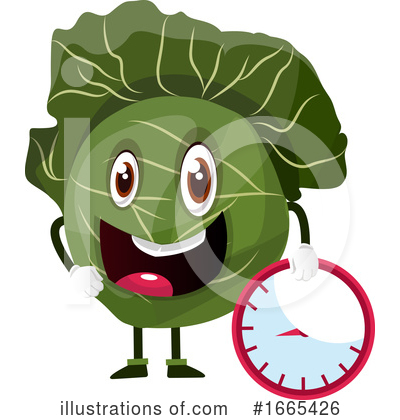 Royalty-Free (RF) Cabbage Clipart Illustration by Morphart Creations - Stock Sample #1665426