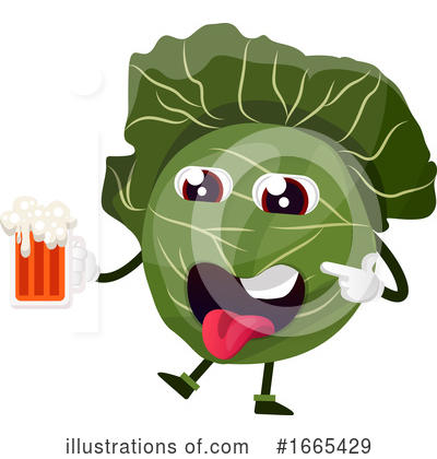Royalty-Free (RF) Cabbage Clipart Illustration by Morphart Creations - Stock Sample #1665429