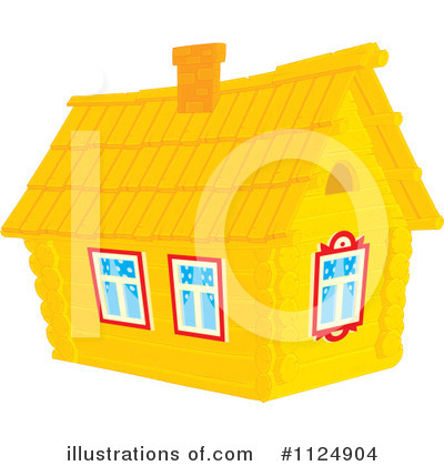 Royalty-Free (RF) Cabin Clipart Illustration by Alex Bannykh - Stock Sample #1124904