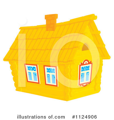 Royalty-Free (RF) Cabin Clipart Illustration by Alex Bannykh - Stock Sample #1124906