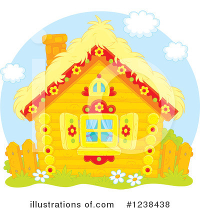 Royalty-Free (RF) Cabin Clipart Illustration by Alex Bannykh - Stock Sample #1238438