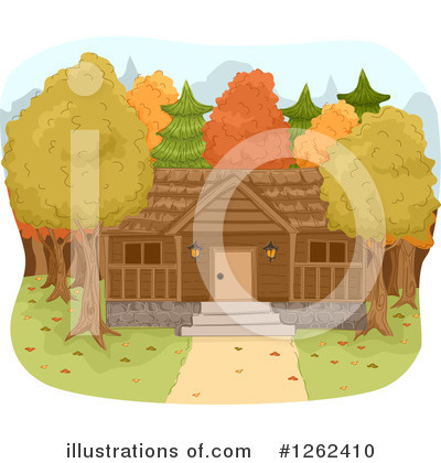 Royalty-Free (RF) Cabin Clipart Illustration by BNP Design Studio - Stock Sample #1262410