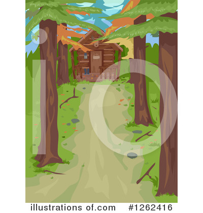 Royalty-Free (RF) Cabin Clipart Illustration by BNP Design Studio - Stock Sample #1262416