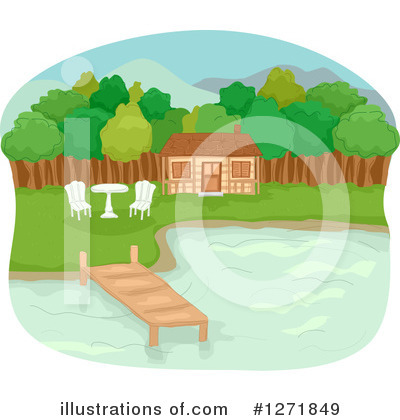 Royalty-Free (RF) Cabin Clipart Illustration by BNP Design Studio - Stock Sample #1271849