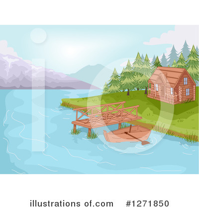 Royalty-Free (RF) Cabin Clipart Illustration by BNP Design Studio - Stock Sample #1271850