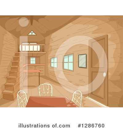 Royalty-Free (RF) Cabin Clipart Illustration by BNP Design Studio - Stock Sample #1286760