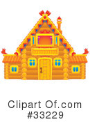 Cabin Clipart #33229 by Alex Bannykh