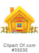 Cabin Clipart #33232 by Alex Bannykh