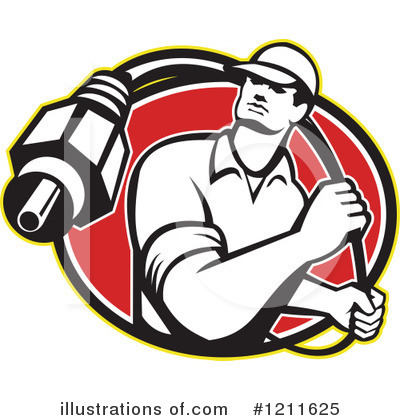 Royalty-Free (RF) Cable Guy Clipart Illustration by patrimonio - Stock Sample #1211625