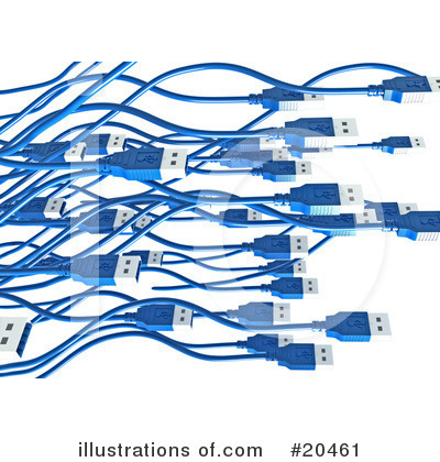 Royalty-Free (RF) Cables Clipart Illustration by Tonis Pan - Stock Sample #20461