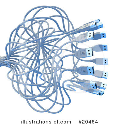 Royalty-Free (RF) Cables Clipart Illustration by Tonis Pan - Stock Sample #20464