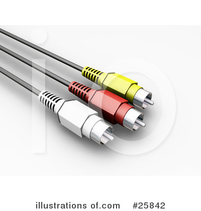 Royalty-Free (RF) Cables Clipart Illustration by KJ Pargeter - Stock Sample #25842