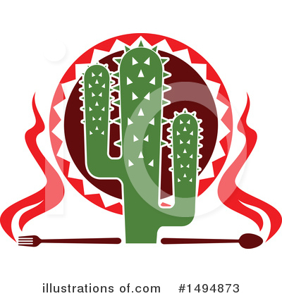 Royalty-Free (RF) Cactus Clipart Illustration by Vector Tradition SM - Stock Sample #1494873