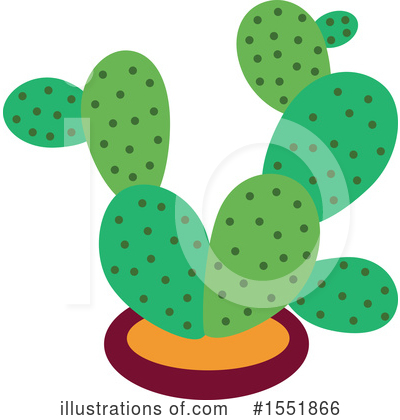 Royalty-Free (RF) Cactus Clipart Illustration by Cherie Reve - Stock Sample #1551866